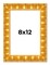 8x12 Bamboo Picture Frame with UV-Resistant Acrylic & Acid Free Backing, Available in 4 Finishes - Brown, Black, Gold, and Natural